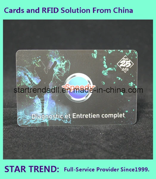 Plastic Gift Card in Credit Card Size with Perfect Printing Shanghai Star Trend