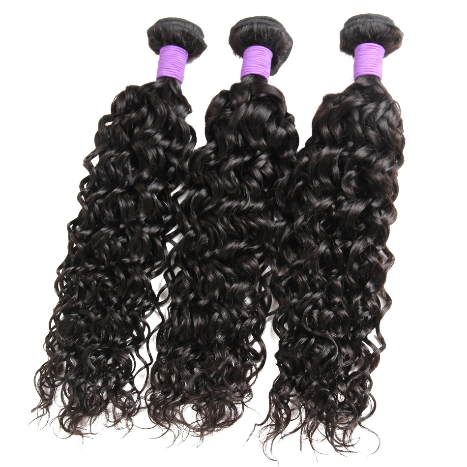 Deep Wave Brazilian Remy Hair 28 30 32 Inch 1 3 4 Bundles Natural Color 100% Water Wave Curly Human Hair Extension for Women