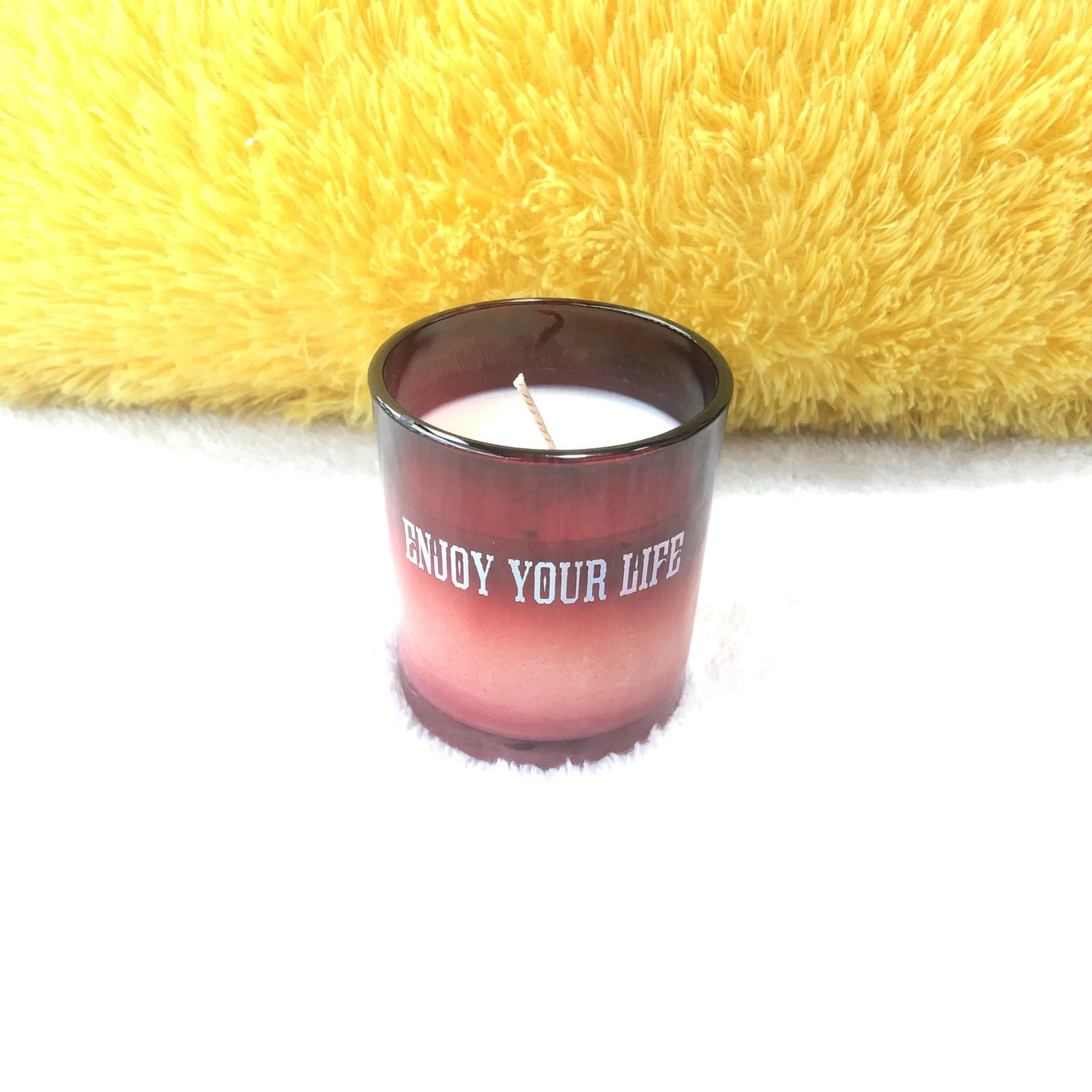 Personalized Scented Candle with Gradient Candle Jar Factory OEM ODM