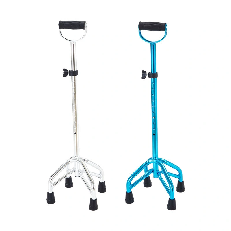 2022 Crutches Aluminum Alloy 4-leg Medical Luxury Walking Stick Cane