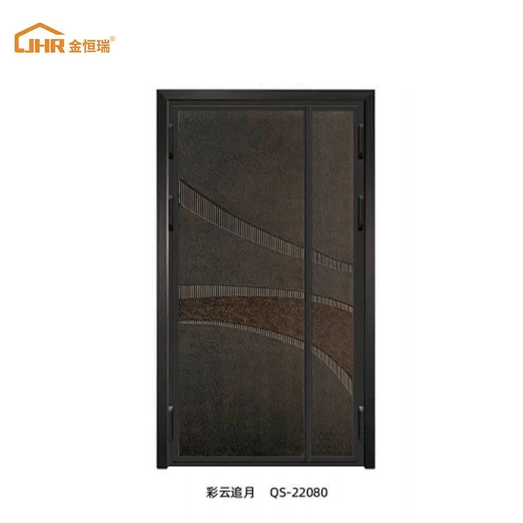 Fashion Exterior Security Front Wood Door American Style Custom Flat Interior Door