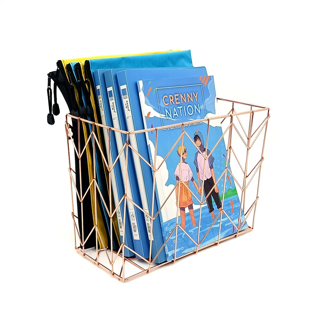 Stackable Office Letter Organizer Desk Tray A4 Magazine Office Filing Storage Metal File Rack