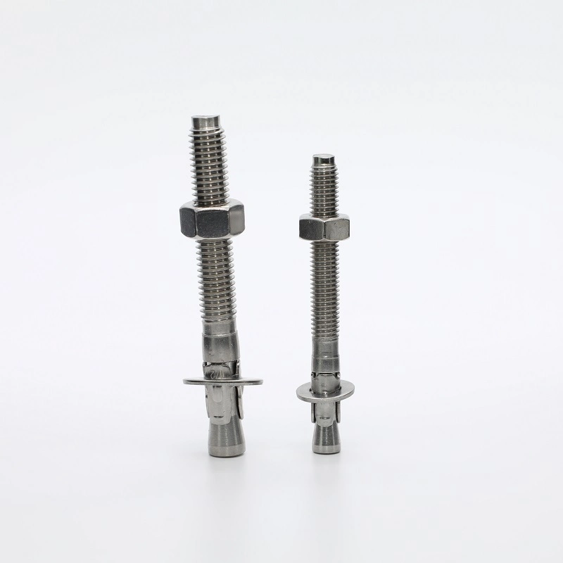 ANSI Wedge Anchor Bolt Expansion Anchor Bolt 8.8 Grade Color-Zinc Expansion Anchor Bolts Hex Nut Washer