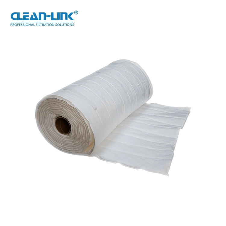 Clean-Link Washable Synthetic Filter Medias / Bag Dust Filter Material for F5 - F8