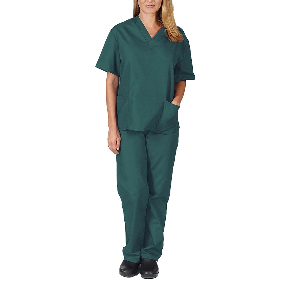 SPA Uniforms Women Workwear Beautician Scrubs Set Work Clothes Beauty Salon Tattoo Artist Uniform 2PCS Suit