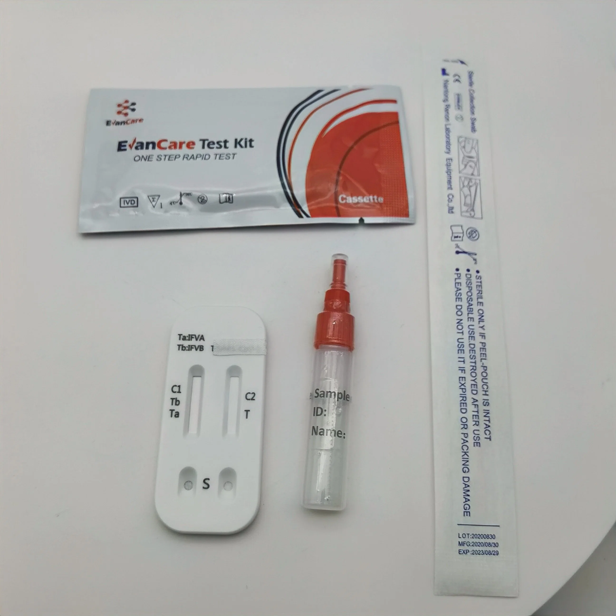 Antigen Antigen antígeno hisopo Test prueba de sangre Medical Test rápido para obtener como resultado de 10 minutos