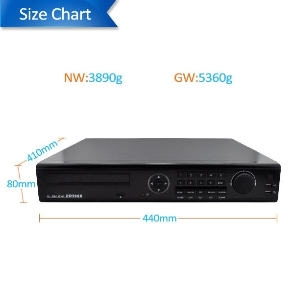 Best Seller! ! ! H. 264 32 Channel 4MP 8fps Standalone CCTV DVR Recorder 32chs DVR