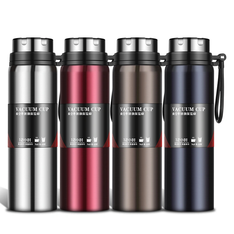 800ml 1000ml Travel Stainless Steel Vacuum Flasks Mug Cup Thermal Insulated Cups Water Bottle Thermos