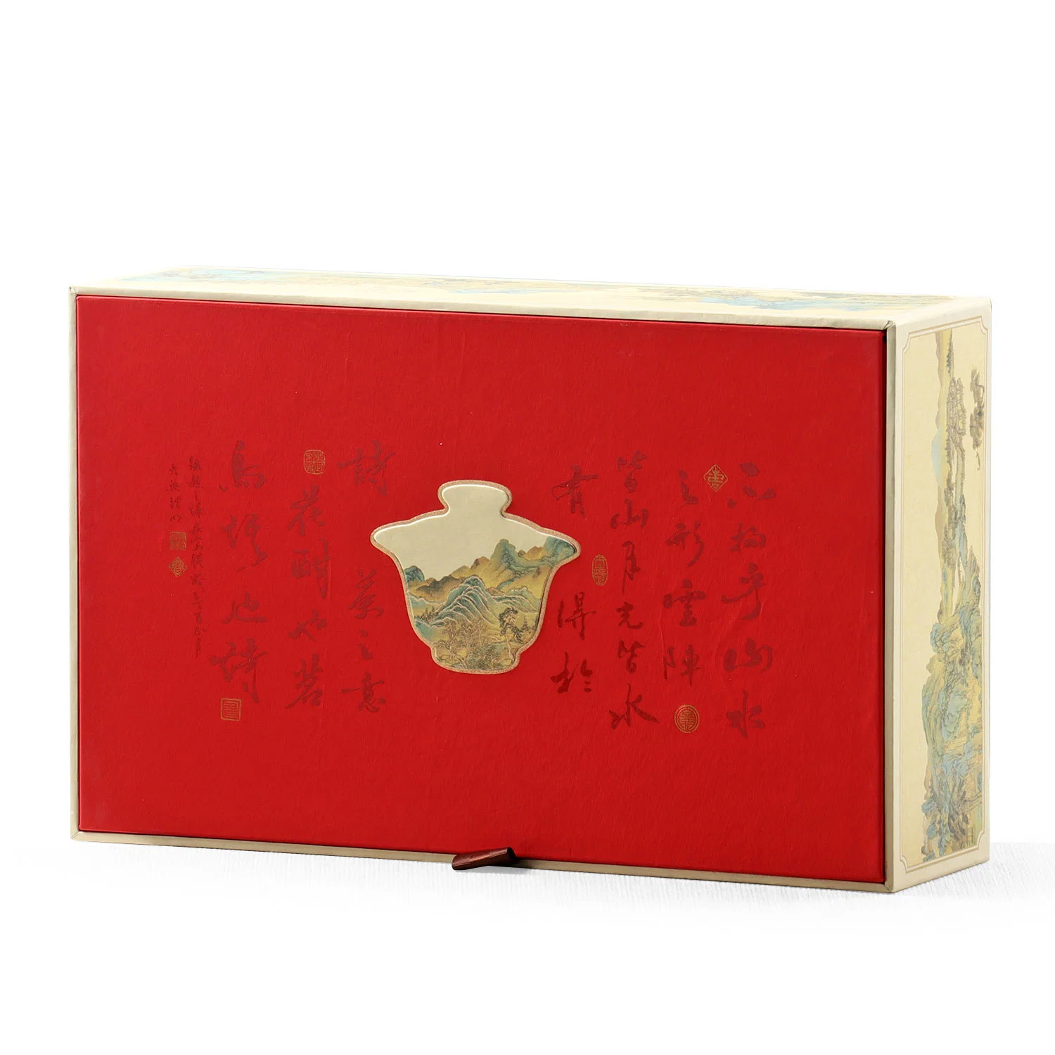Al por mayor país de moda Caja simple té hojas de embalaje de caja