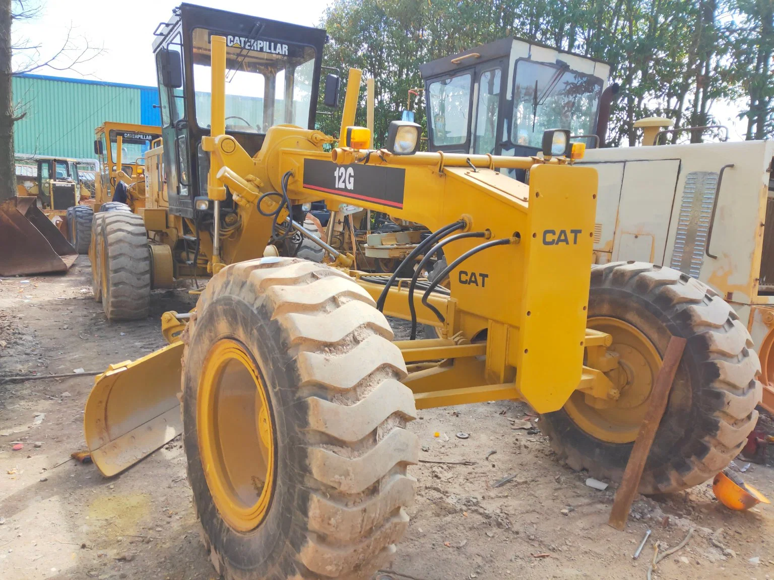 Used Small Motor Grader Caterpillar 12g Hot Sale, Secondhand Cat Grader 12g Low Price