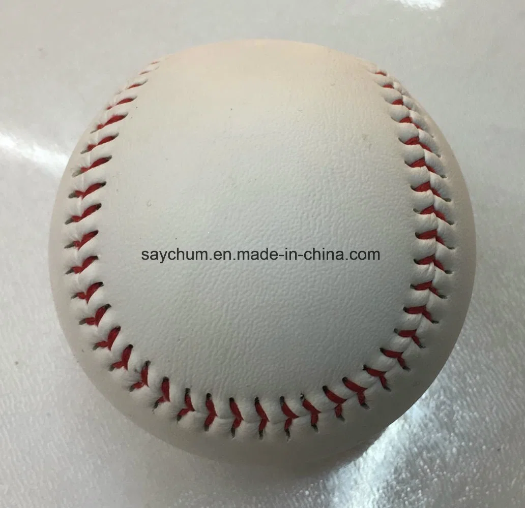 Diseño de Logotipo personalizado Foto estándar de PVC pelota de béisbol impreso PU