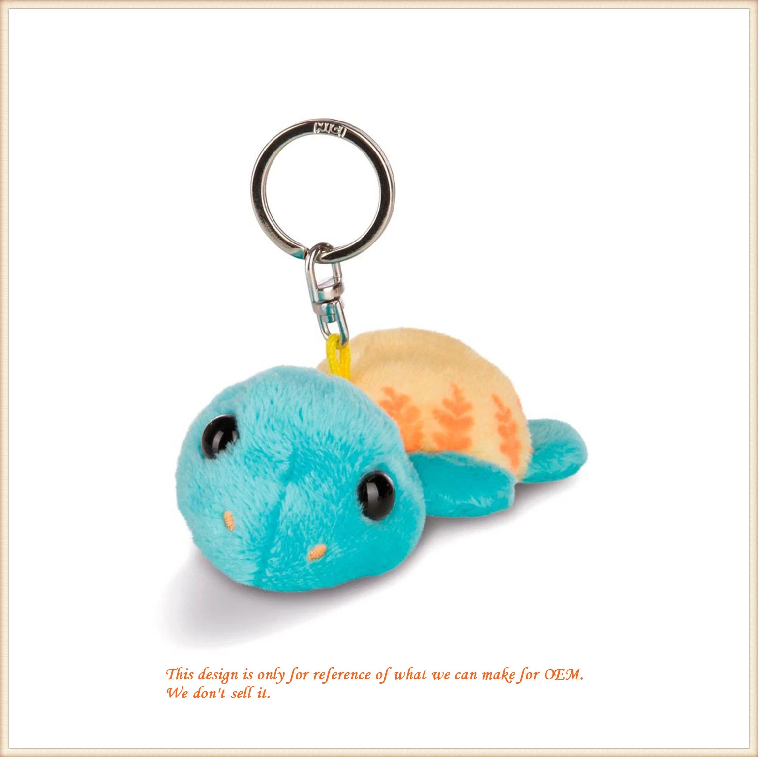 Plush Toys of Green Turtle Key Finder/ Stuffed Tortoise Toys for Wholesale/Suppliers/ OEM ODM Soft Toys