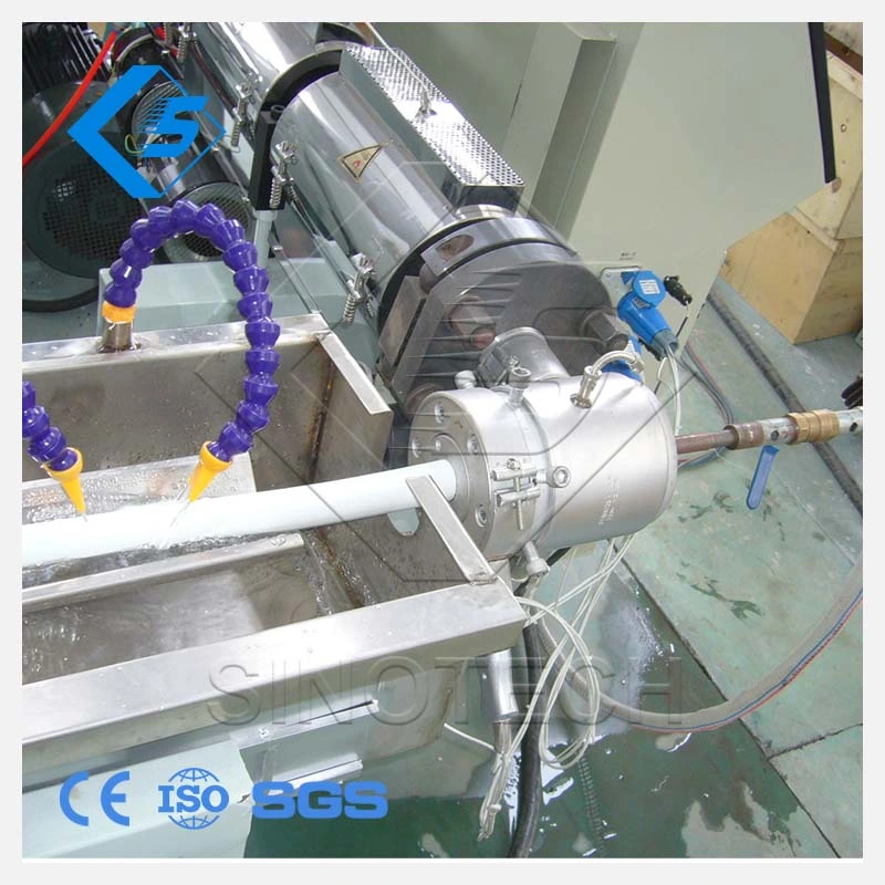 Full Electric Hydraulic Sino-Tech Multi Layers Fiber Braided Plastic PVC Hose Making Machine PVC Fiber Reinforced Hose Extrusion Line Extruder