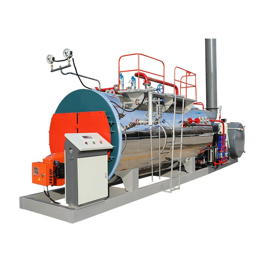 1ton 5ton Adjusting Ratio Oil Gas Fired LNG Three Pass Steam Boiler