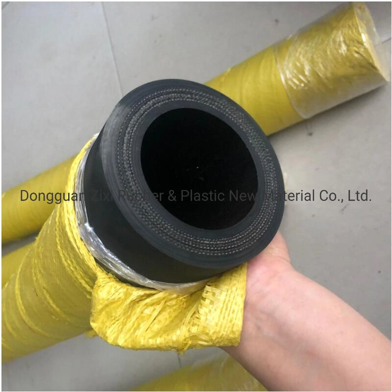 High Pressure Flexible Ducting Mud Extrusion High Wear Resistant Rubber Hose