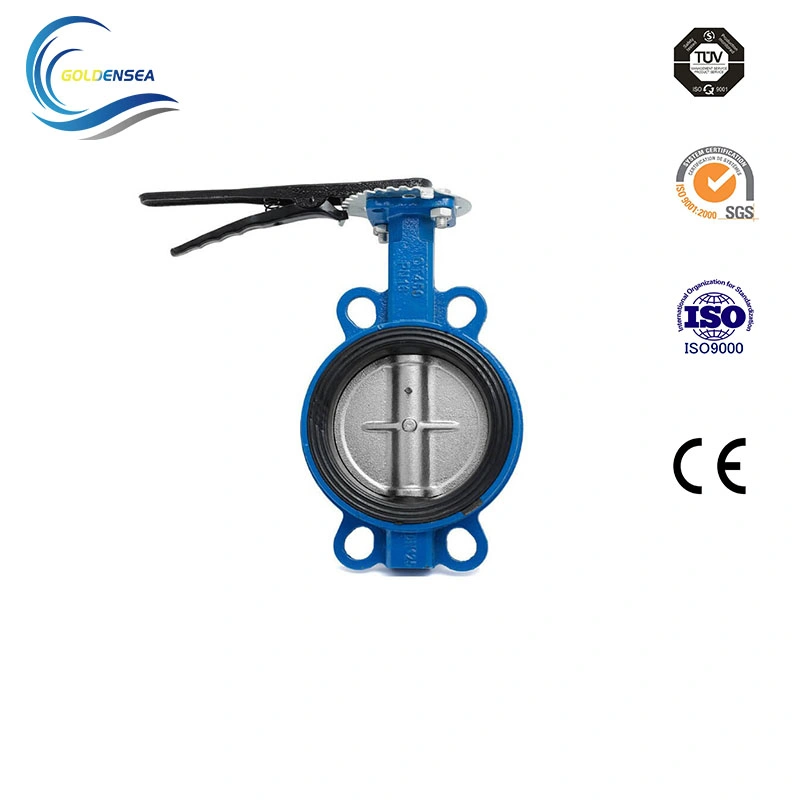 Best Resistant Arrogant Cast Steel Wafer Handle Butterfly Valve