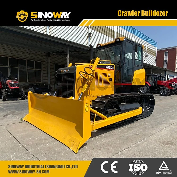 Construction Machine New 120 HP Mini Crawler Bulldozer for Sale