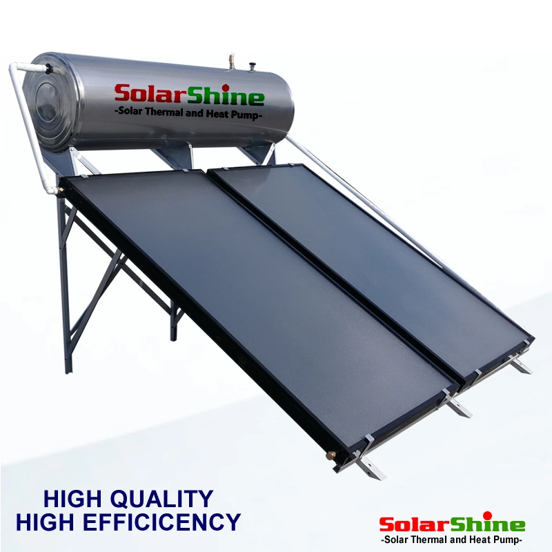 Stable Flat Plate Solar Water Heater, 0.6MPa Compact Solar Water Heater