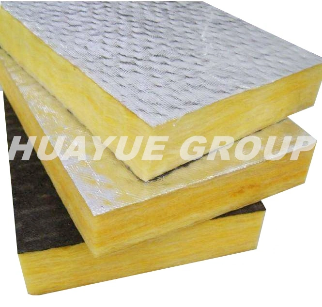 Excellent Heat Insulation Aluminum Fiol Glass Wool Board for Floor Acoustic Insulation