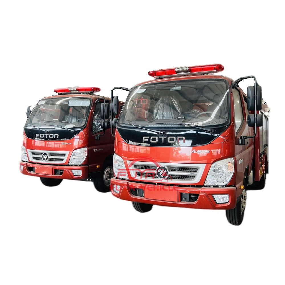 Foton Truck Fire Engine Truck with 1500gal Water Tank Fire Truck Price