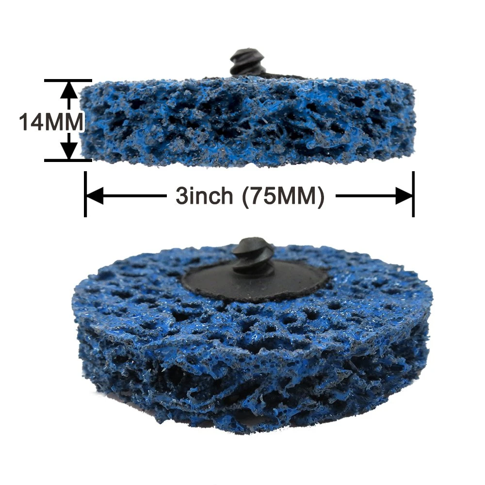 75mm Roll Lock Strip and Clean Polishing Discs for Rust Paint Flaking Materials Removal