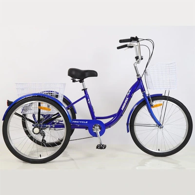 26"-20" bicicleta de tres ruedas con bicicleta de tres ruedas