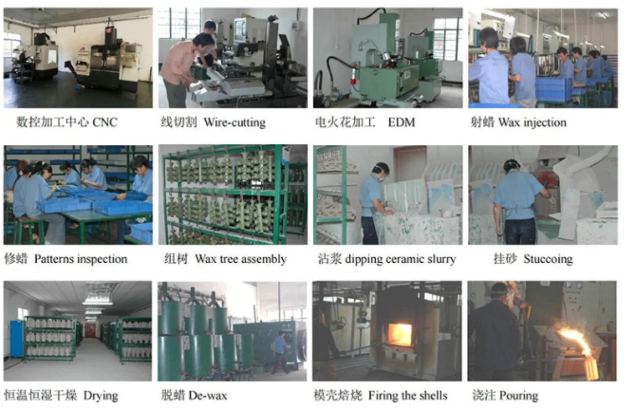 Professional Customized Precision Stainless Steel Metal Die Investment Casting Products and Molds