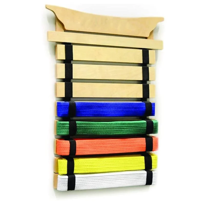 Precio al por mayor Artes Marciales Taekwondo WKF Carate Belt Display Rack