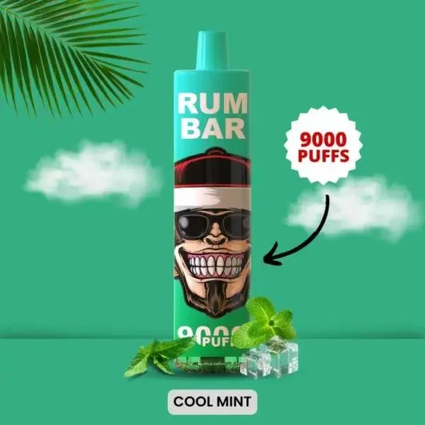 Rum Bar 9000 Big Puffs 13.5ml Disposable/Chargeable Vape Pen Wholesale/Supplier Price with Pod