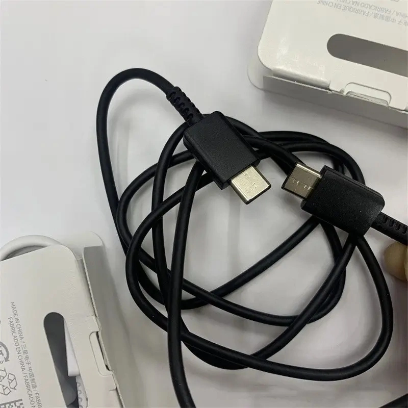 Горячие продажи оригинальных быстрое зарядное устройство USB кабель C шнур тип C для типа C кабель для Samsung Galaxy Samsung S22+S21 S20 Примечание 10 A80