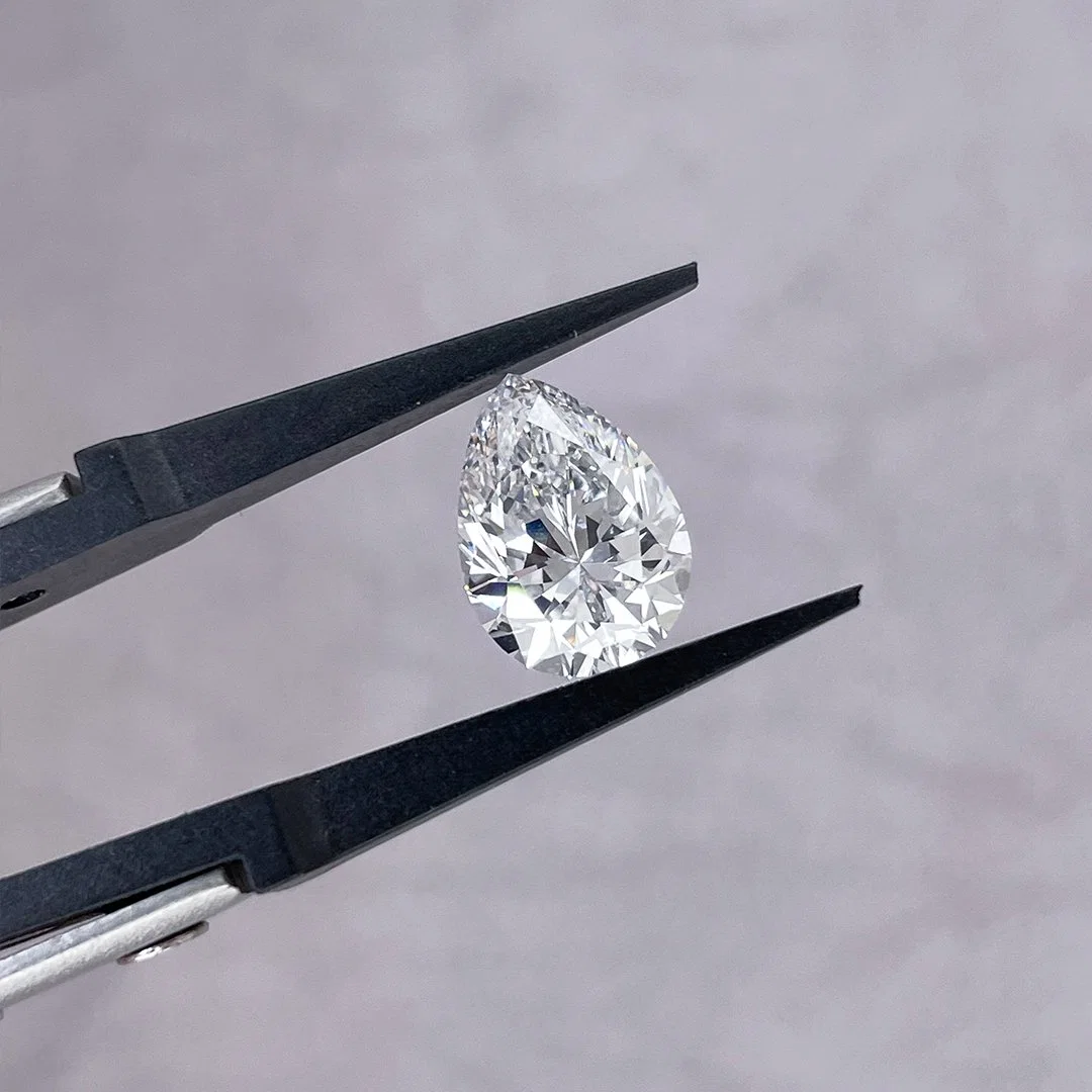 Pear Shape Loose Stone Lab Grown Diamonds