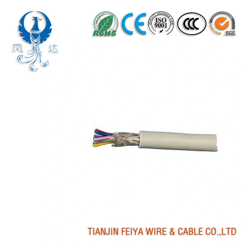 Liycy Electronic Flexible Communication Cable Screened Data Cable 300/500 V, Cu/PVC/Petp/Tcwb/PVC Control Electric Signal Transmission Cable