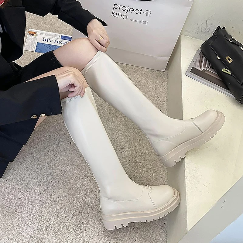 Zonxancustomized Fashion Design Women's Ankle Motorcycle Boots Flat Heel Lace-up Desert Boots Women's Casual Boots