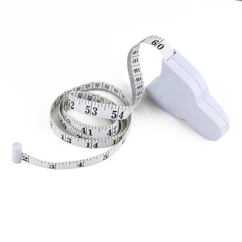 Tailor's Material Eco-Friendly Fiberglass Waist Tape Measure Measuring The Chest for Health Care Use