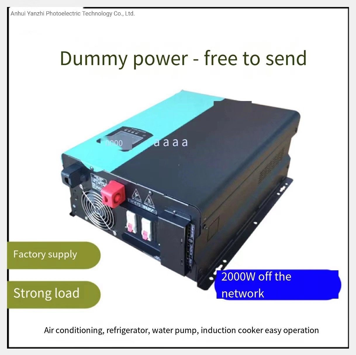 Single-Phase Power Frequency Wall Model 3000W-24/48V Sine Wave Output 220V