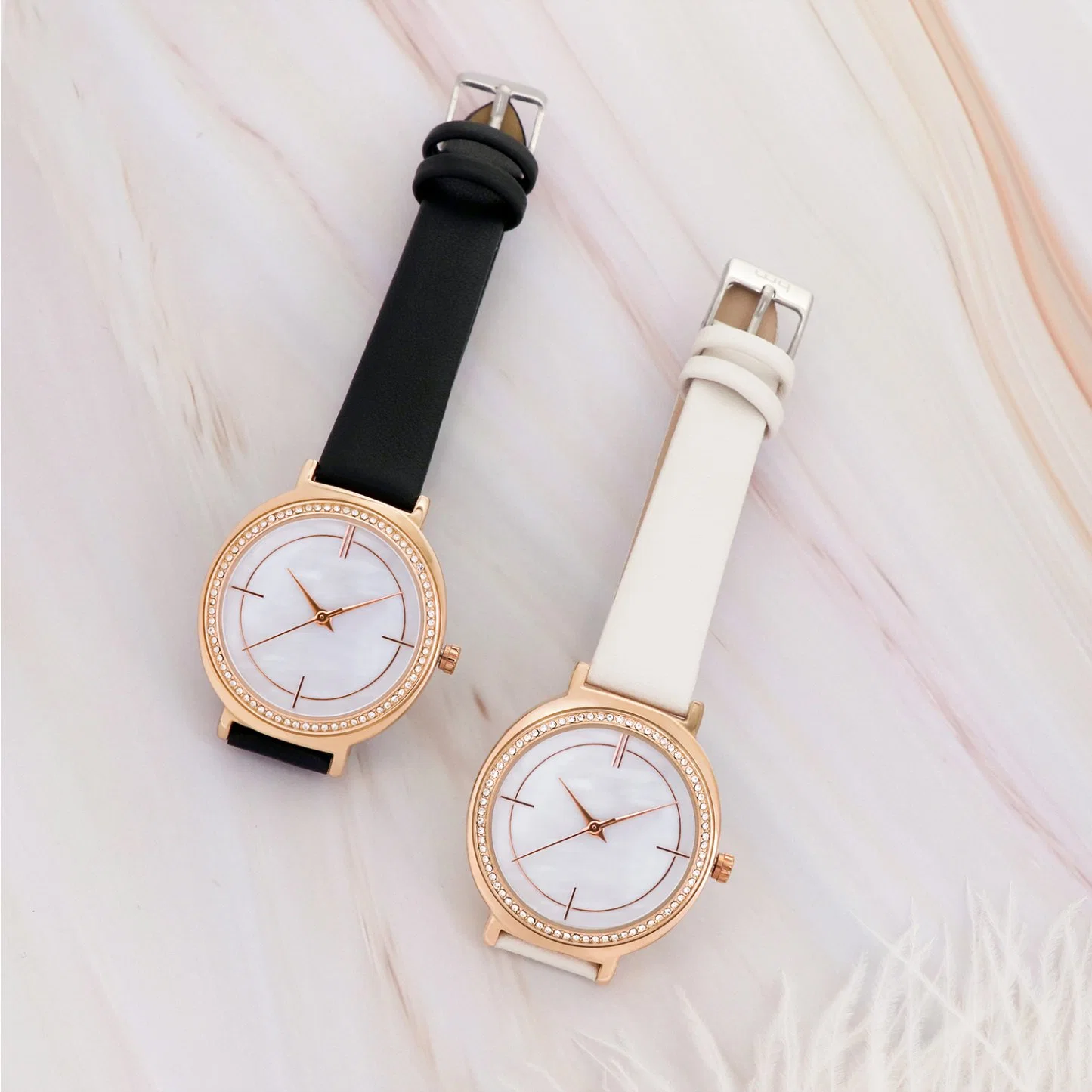 Decoration Stainless Steel Gold Silver Jewelry Bracelet Fashion Watches Wholesale/Supplier Custom Logo Lady Watch