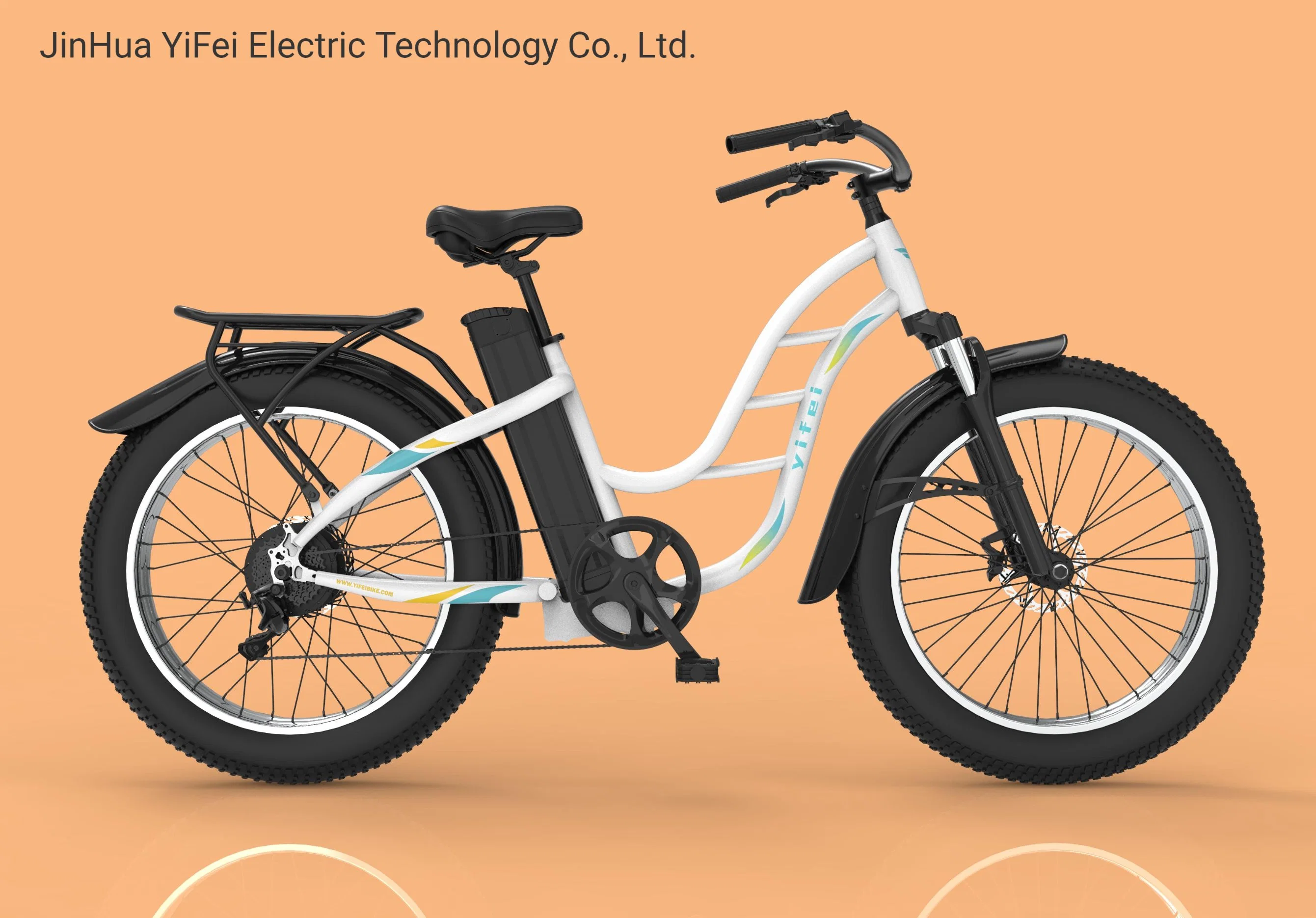 26inch Fat Tire Ebike with Aluminium Alloy Frame Mountain/Dirt/Snow/Beach Electric Bicycle