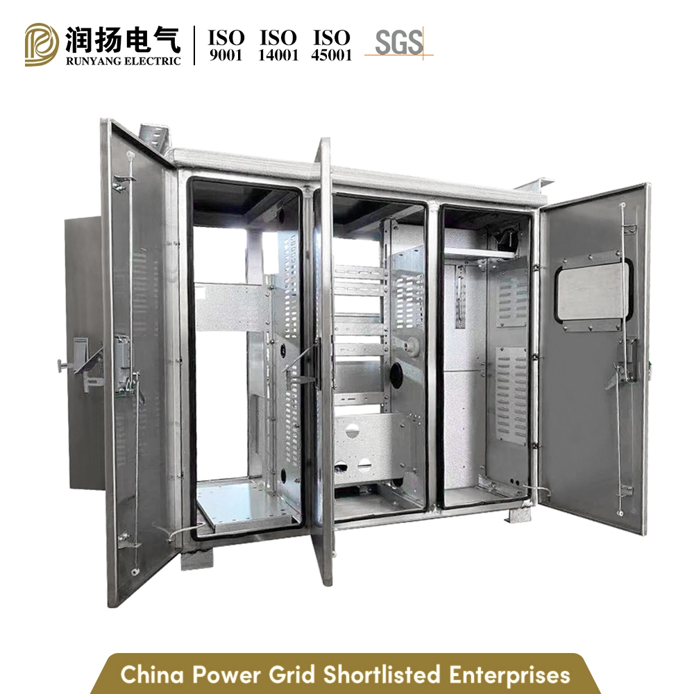 Jp Stainless Steel Distribution Box Outdoor Transformer Integrated Distribution Cabinet Large Glass Jp Cabinet Three-Phase Power Meter Box