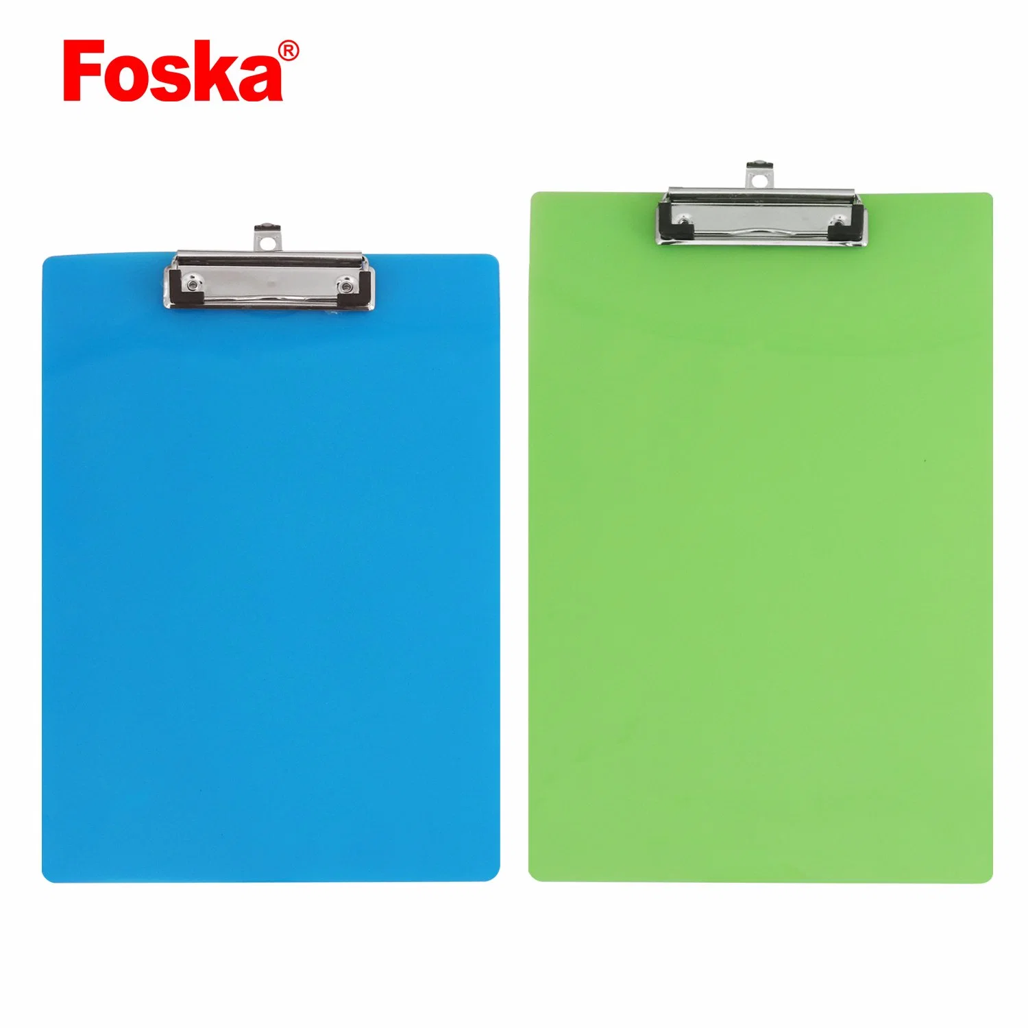 Foska PP Material Transparent Color Clip Writing Board