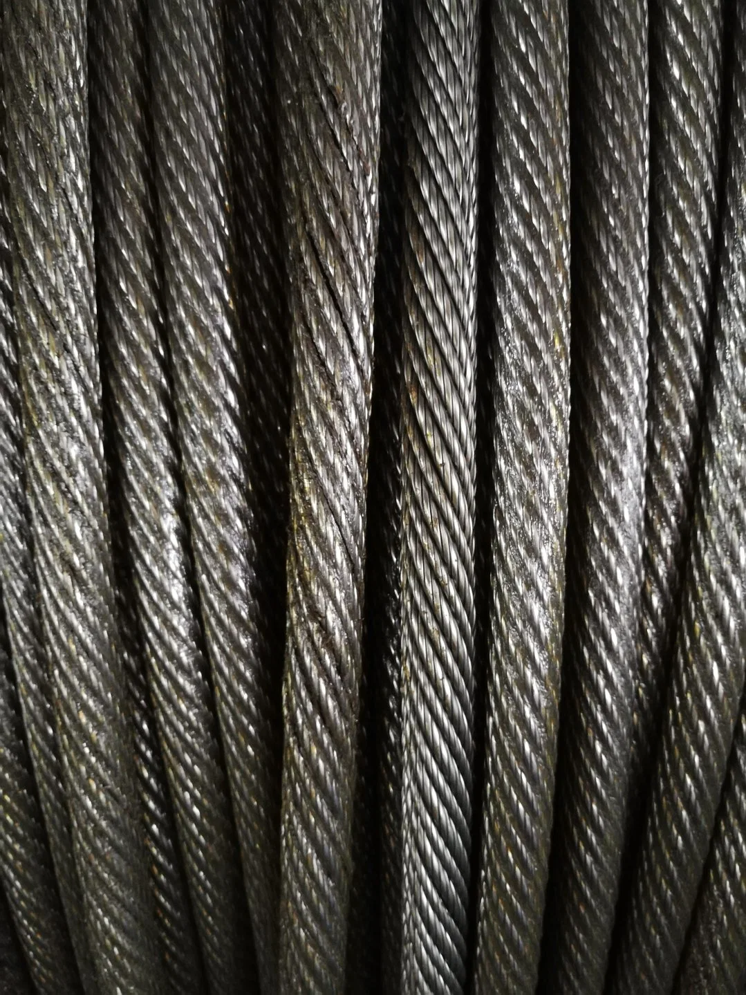 Ungalvanized Wire Rope 19X7 18X7+Iws, Non-Rotating Wire Rope for Crane 16mm 18mm 19mm