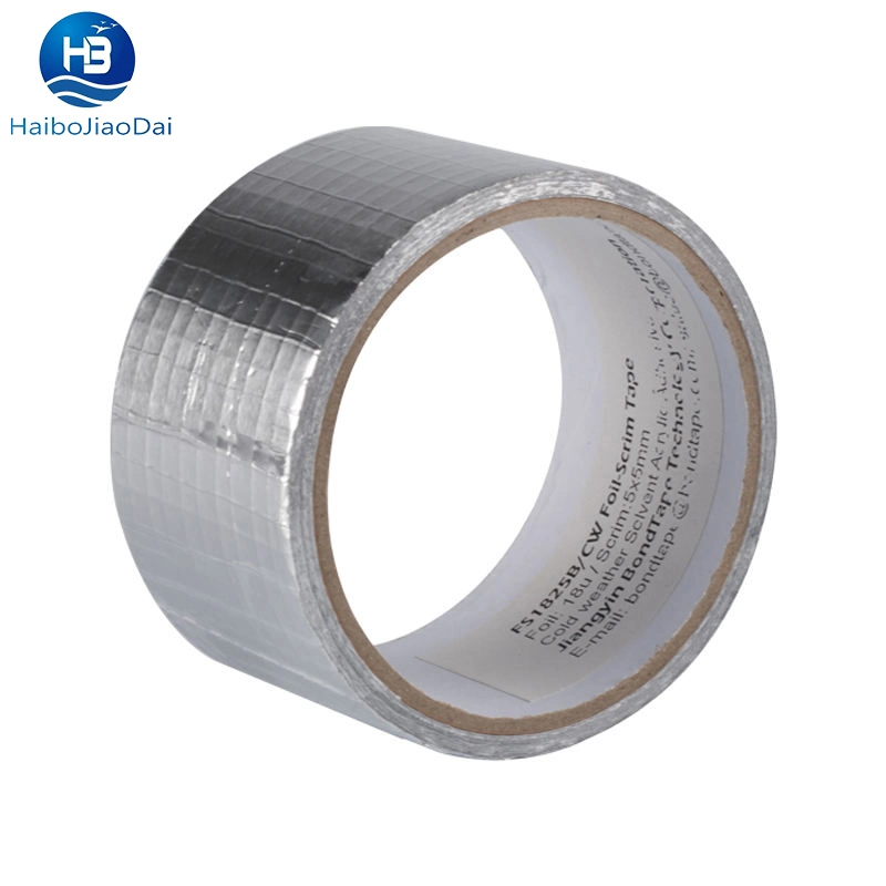 Aluminum Foil Glass Fiber Cloth Tape Moisture-Proof, Anti-Corrosion, High Temperature Resistant Glass Fiber Cloth Fireproof