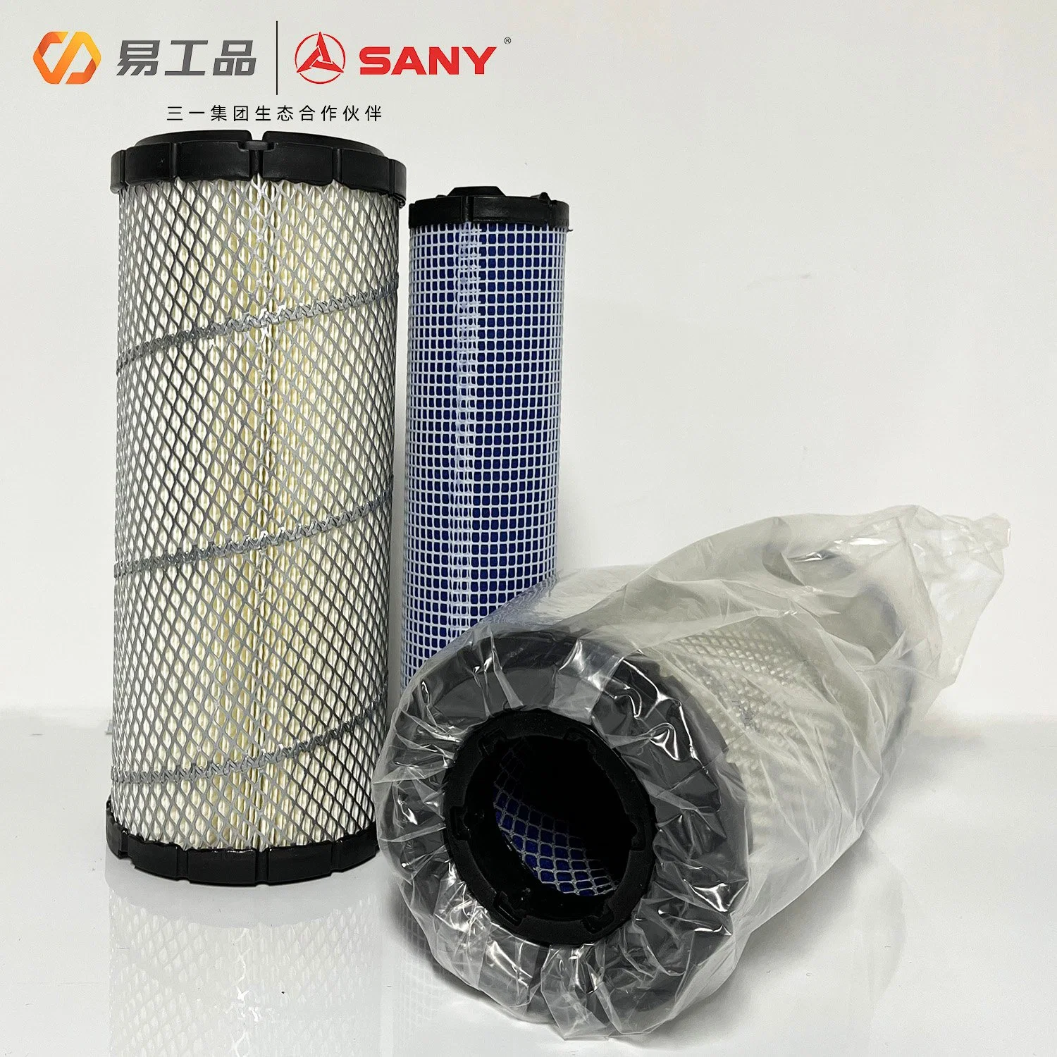 Excavator Auto Parts for Sy55c Model, Air Filter Set, Filter Engine Parts