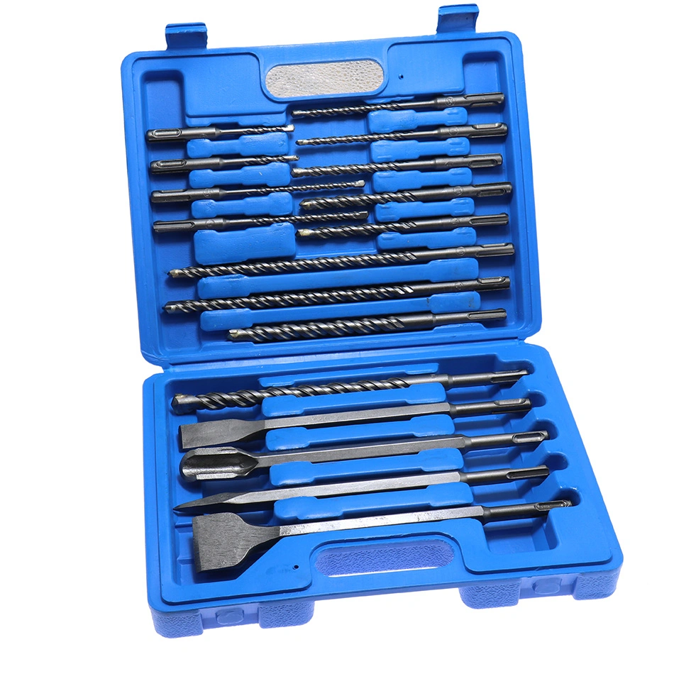 17PCS SDS Electric Hammer Drill Bit Set