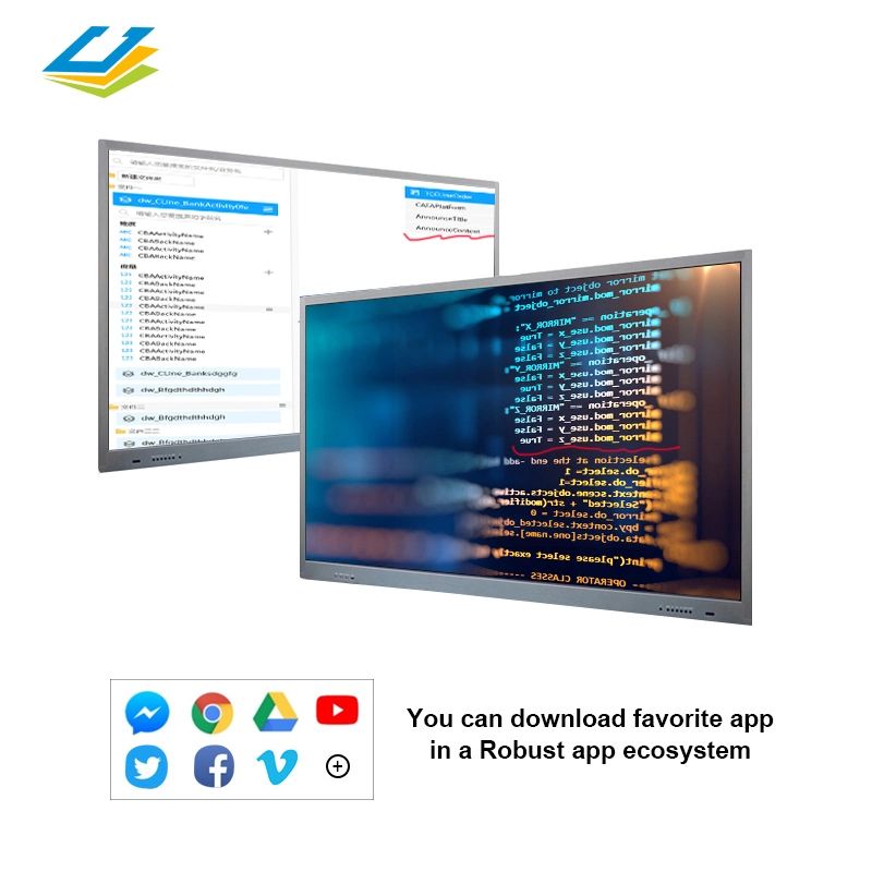 Interactive LED Screen Display 65 75 86 LCD Interactive Touch Screen Smart Board Android
