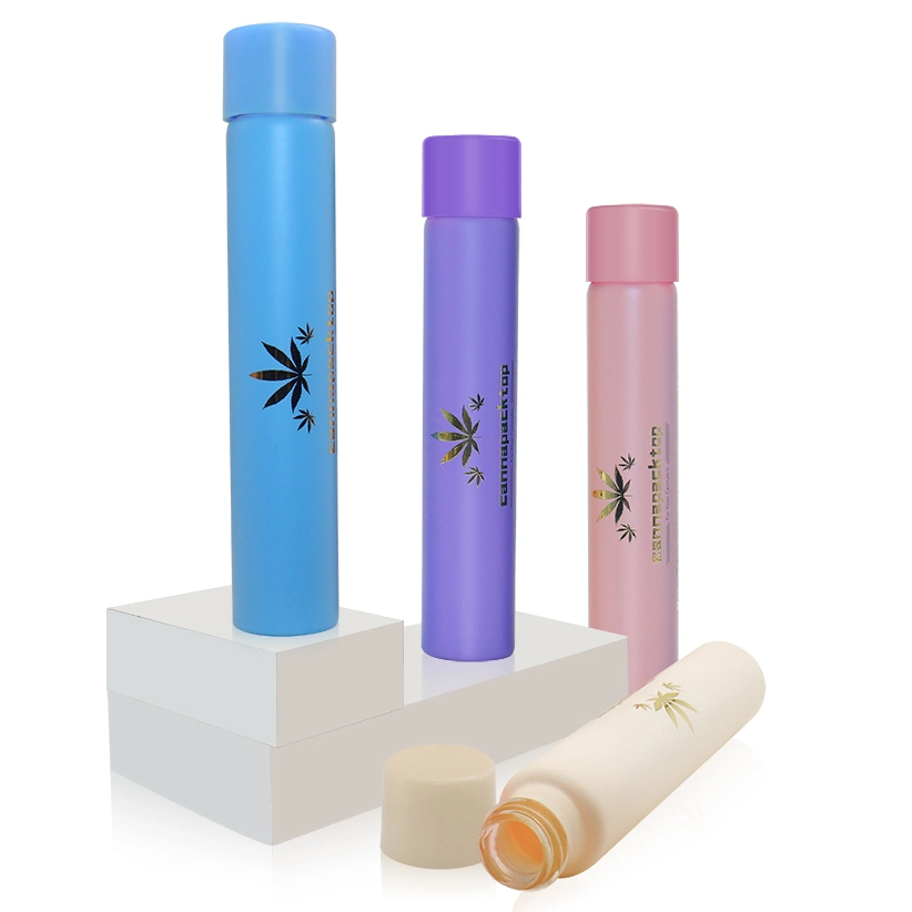 78mm 110mm Child Resistant Cigar Pre Roll Borosilicate Tube with Label Packaging