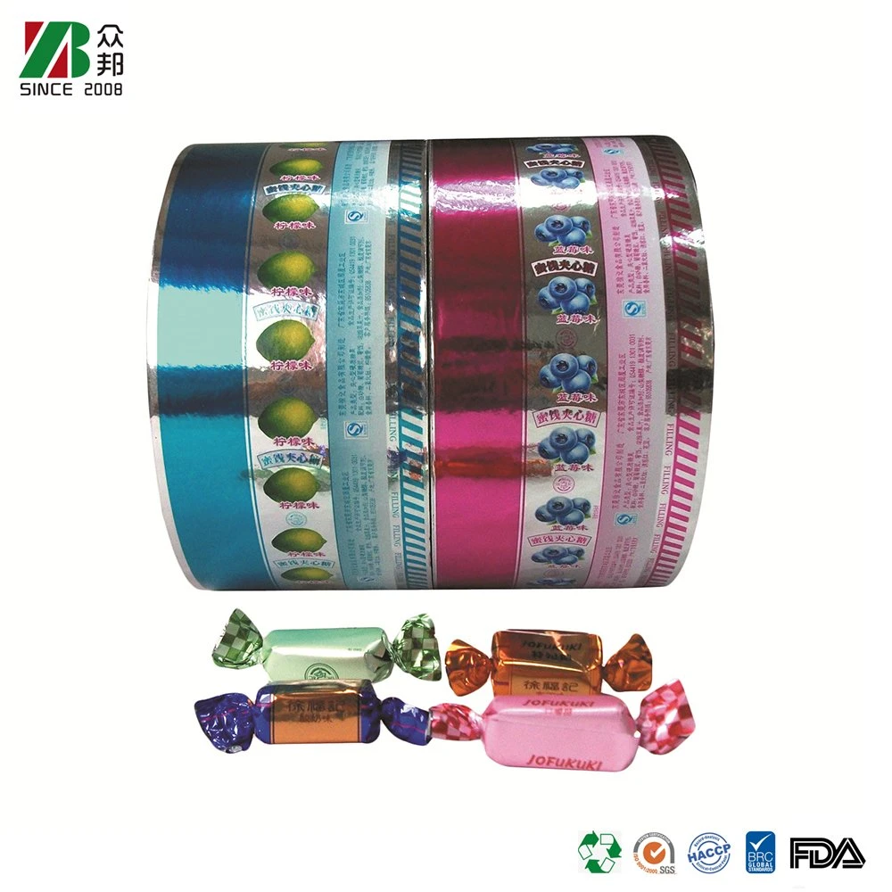 OEM Printing Automatic Packaging Coffee Powder Tea Leaf Bee Plastic Roll Film