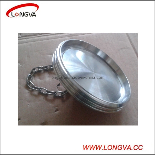 Stainless Steel Sanitary Blind Cap with Chain with Good Quality