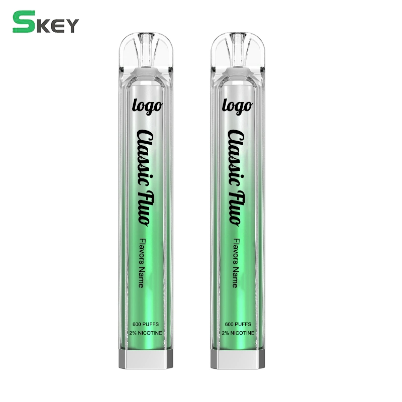 UK Top Sale Crystal Vape Pen 600puffs Mesh Coil Pen Style vape OEM Only with Tpd