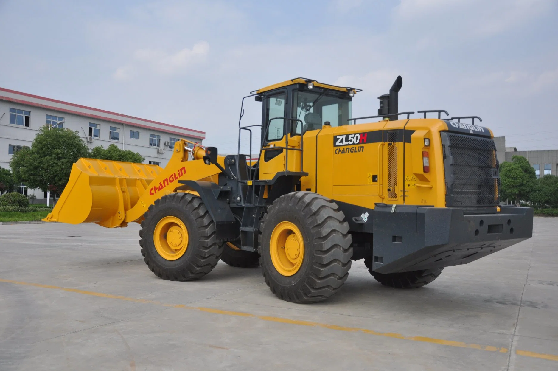 Changlin Official Zl50h Heavy Load 5ton Wheel Front End Loader with Bucket