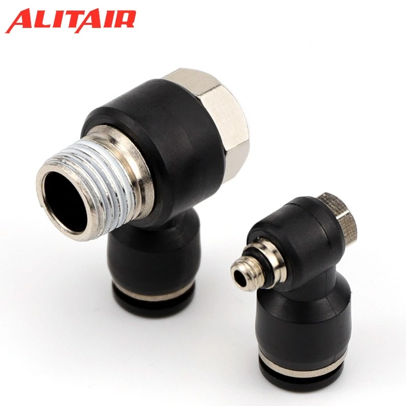 pH08-02 Male Banjo Fitting Push to Connect Fittings Compact Push in Hose Connector Fitting